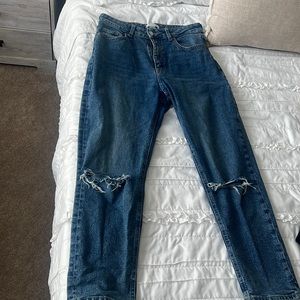 H&M High Rise Mom Jeans